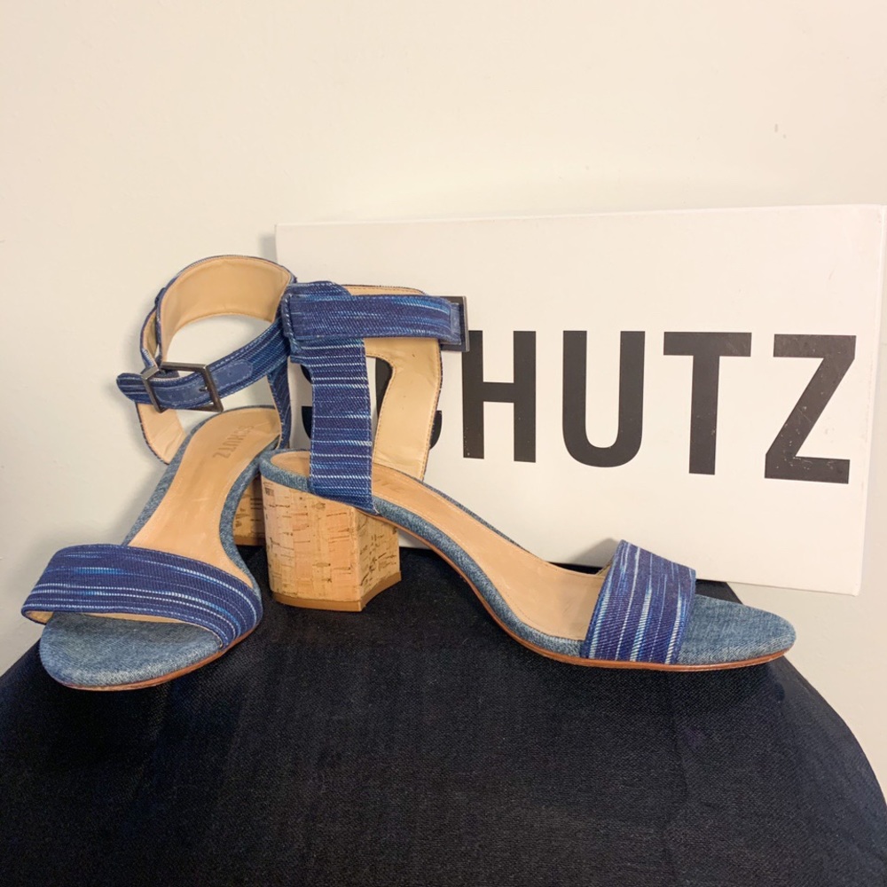 Schutz Jinger Block Heel Sandal